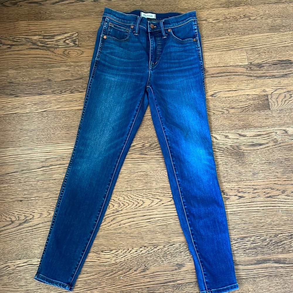 Madewell 10” high rise skinny jeans